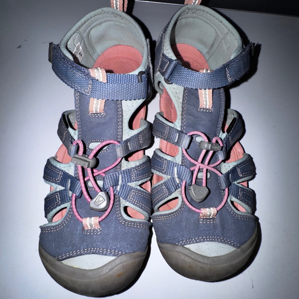 KEEN Unisex Kid Seacamp 2 CNX Closed‎ Toe Water Sandals Flint Stone Ocean Wave 7